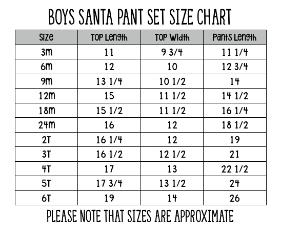Santa Boys Pant Set
